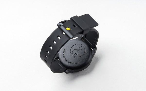 Q&Q Smile Solar Watch J002Y (Black dial on Black strap)